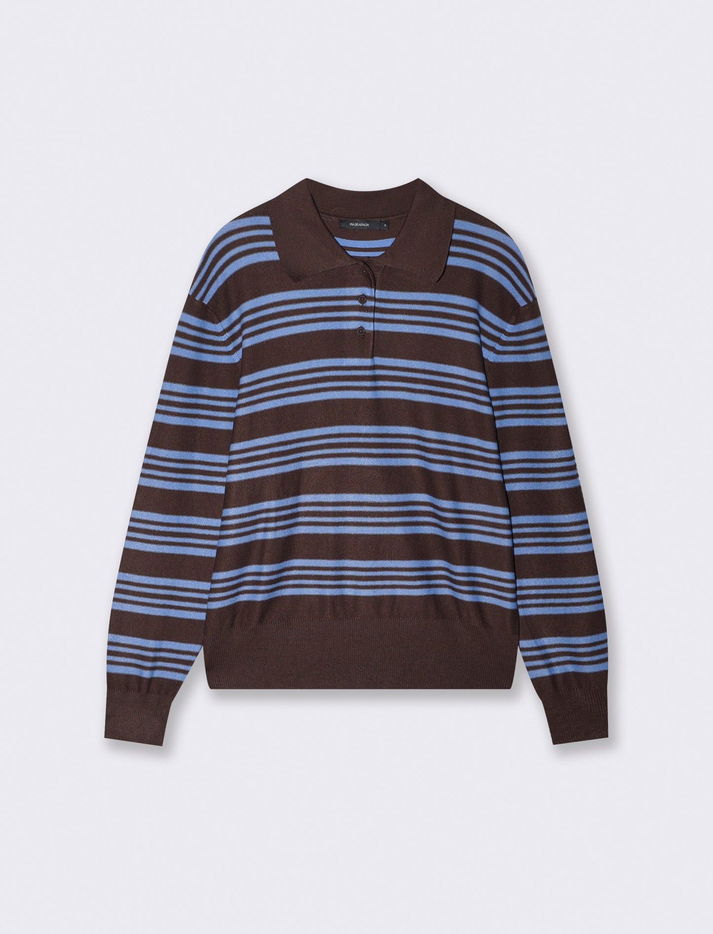 Maglia manica lunga con colletto elegante - var 1