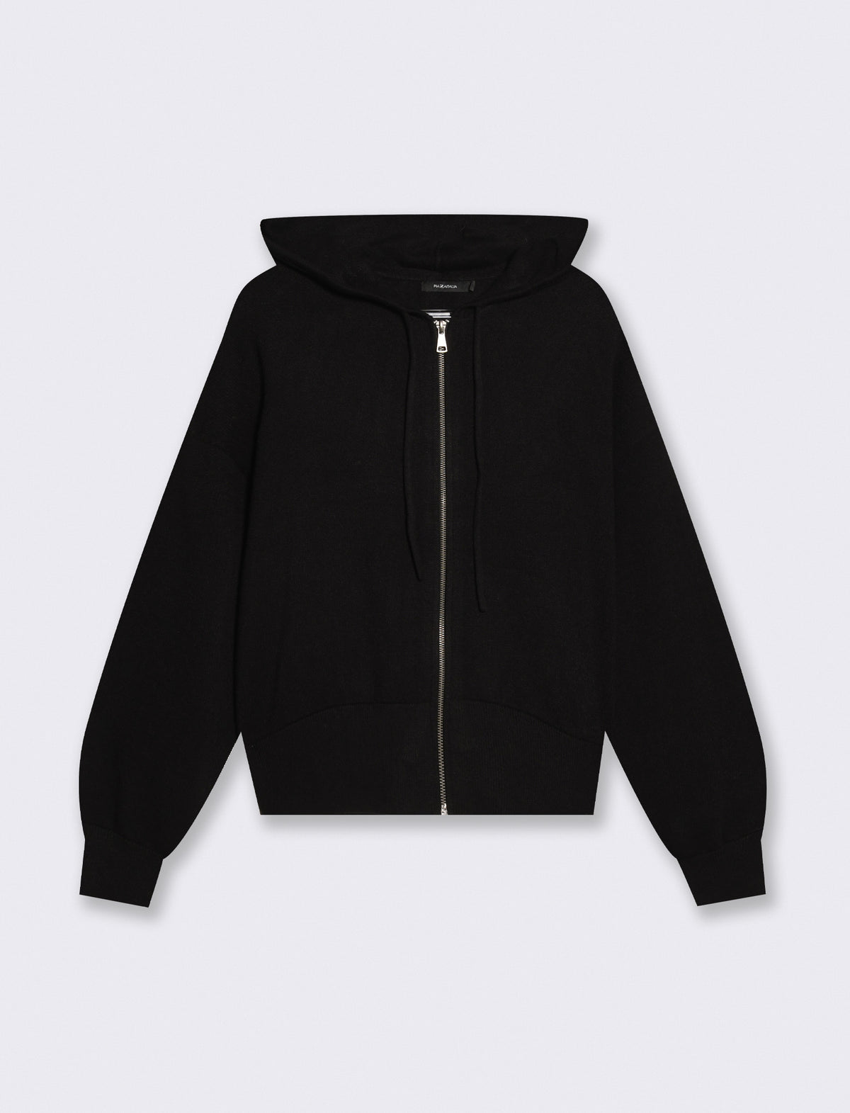 Zip-up hoodie with practical design - Black