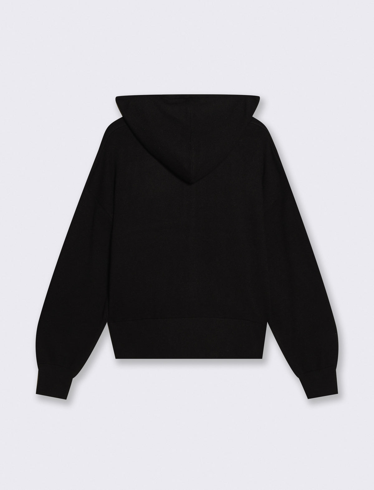 Zip-up hoodie with practical design - Black
