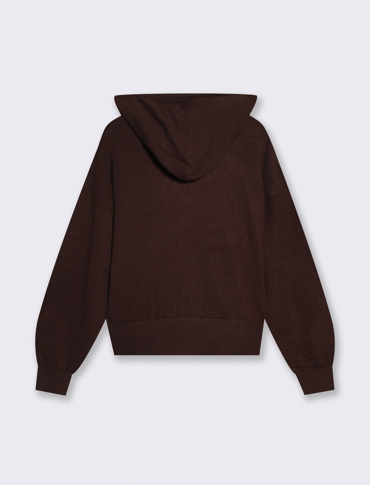 Zip-up hoodie with practical design - Brown
