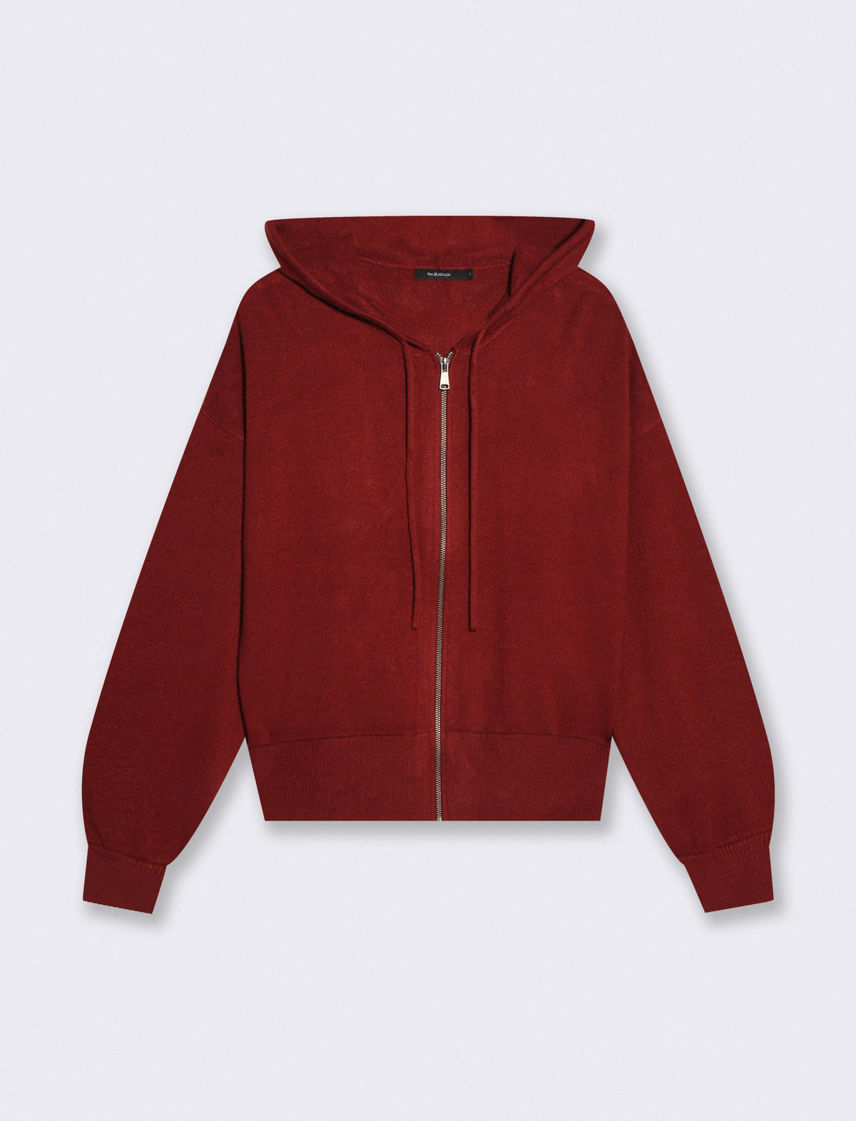 Zip-up hoodie with practical design - Red