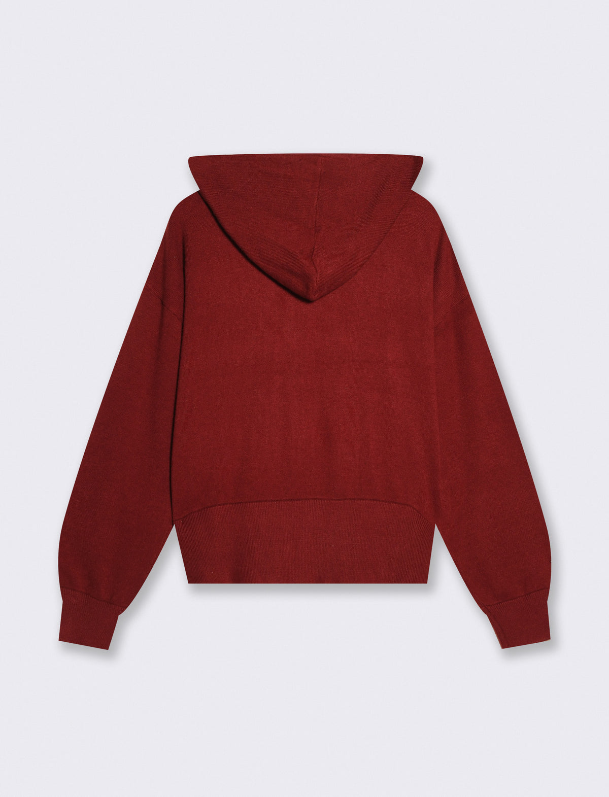 Zip-up hoodie with practical design - Red