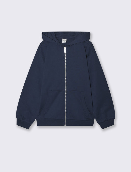 Felpa con cappuccio versatile per tutti - Blu
