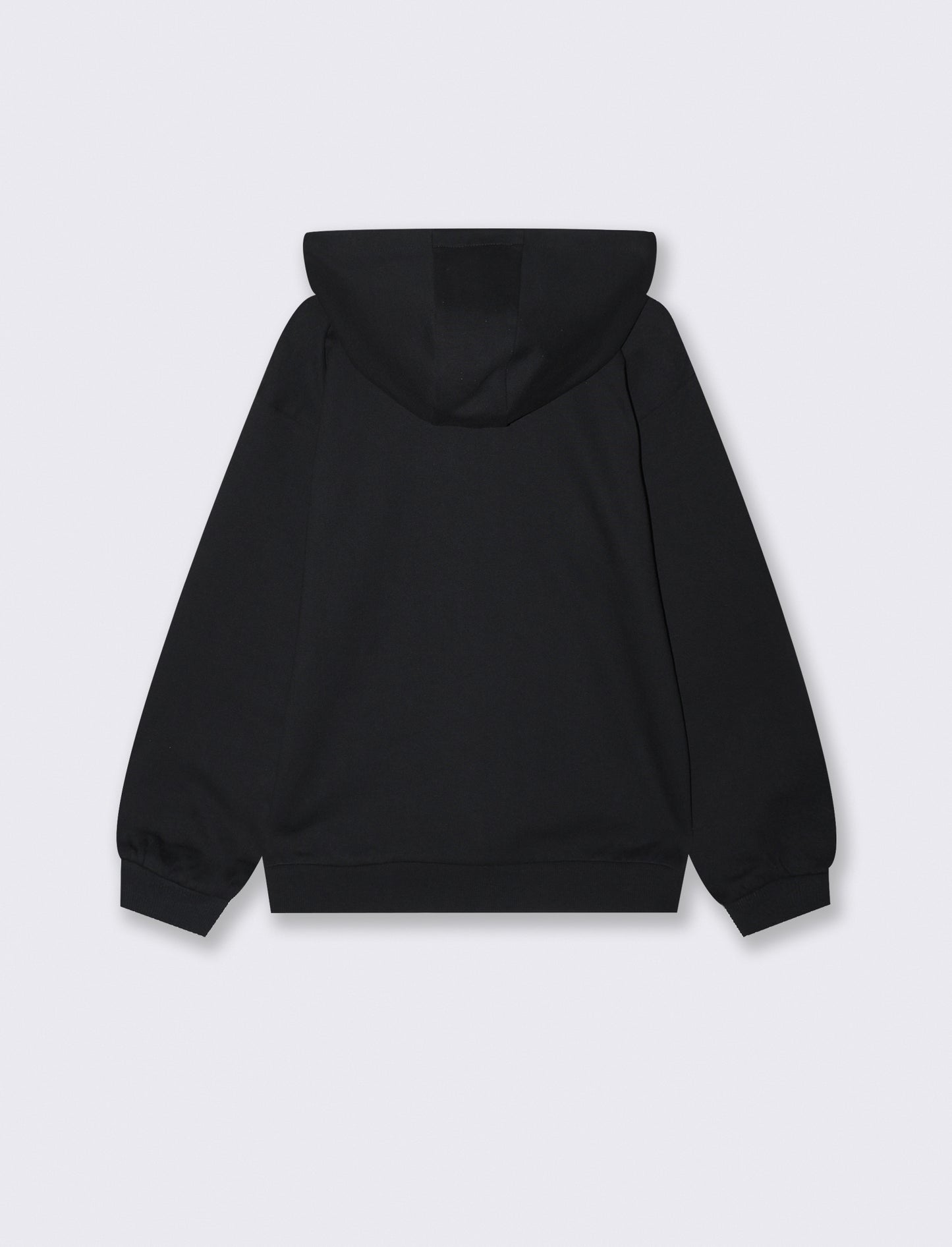 Felpa con cappuccio versatile per tutti - Nero