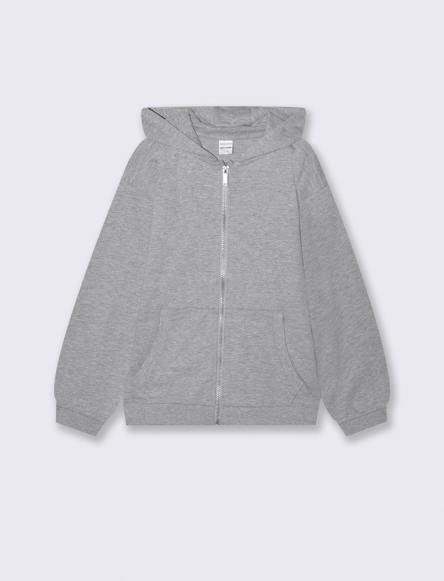 Felpa con cappuccio versatile per tutti - Grigio mel.