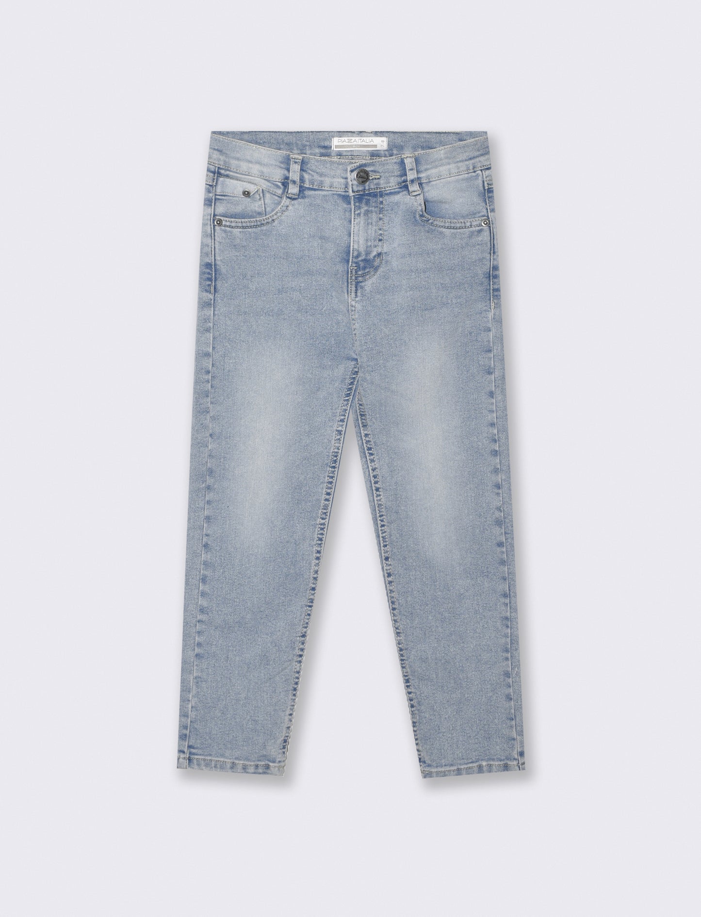 Versatile cotton regular fit jeans - Blue