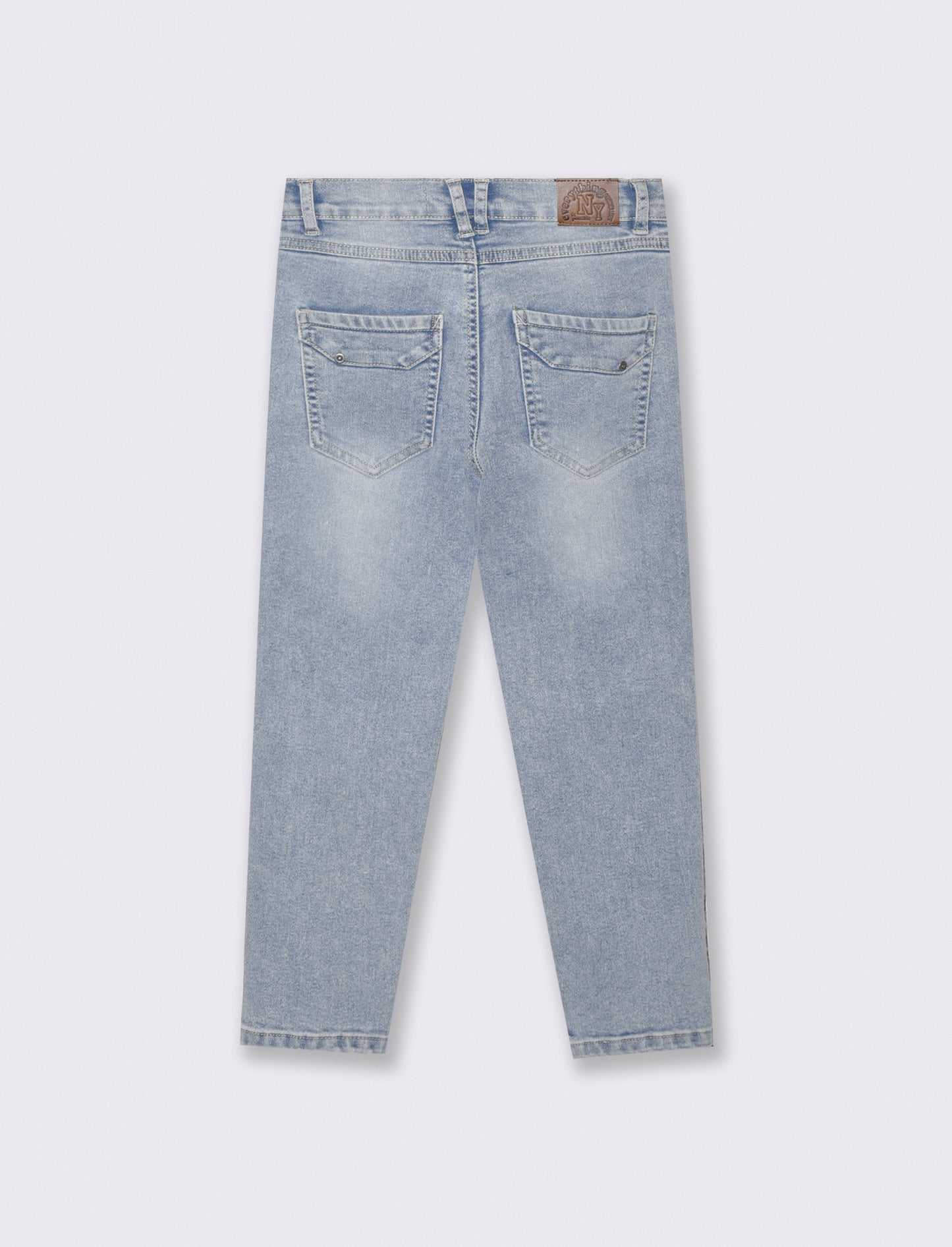 Versatile cotton regular fit jeans - Blue