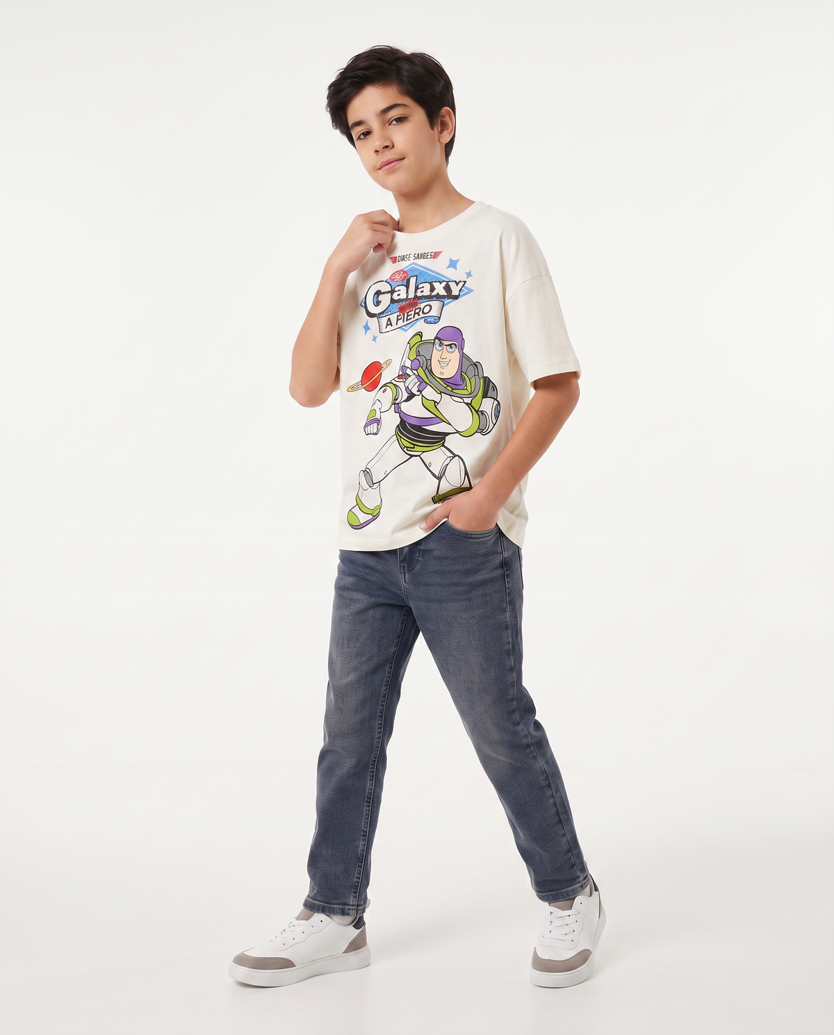 Jeans regular fit in cotone versatili - Denim