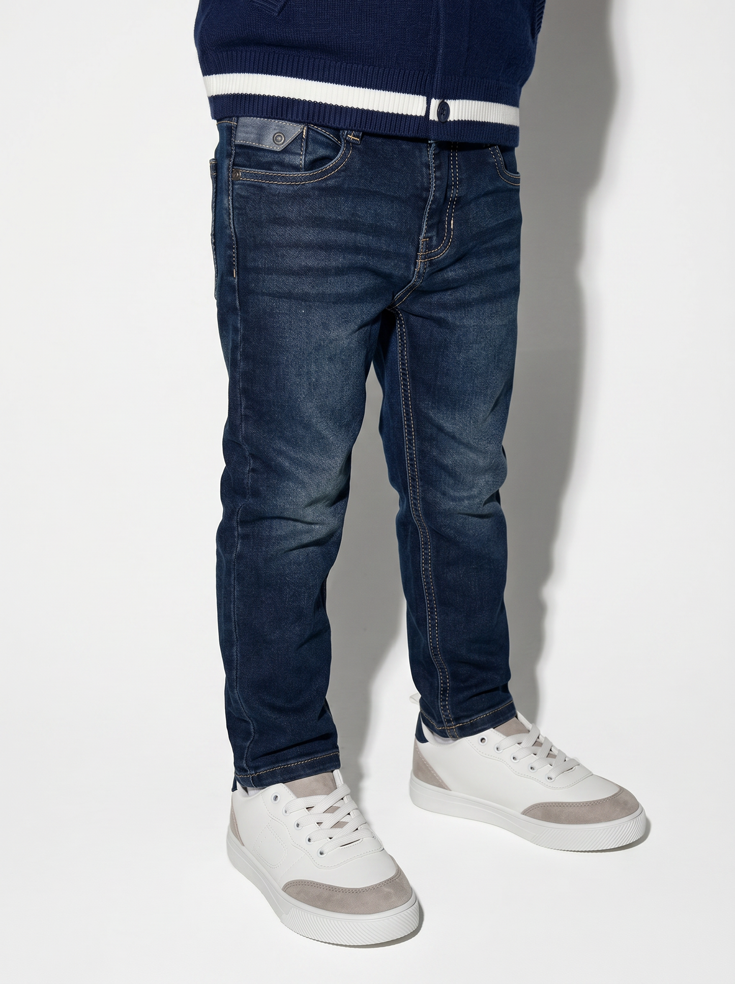 Jeans regular fit in cotone versatili - DENIM SCURO