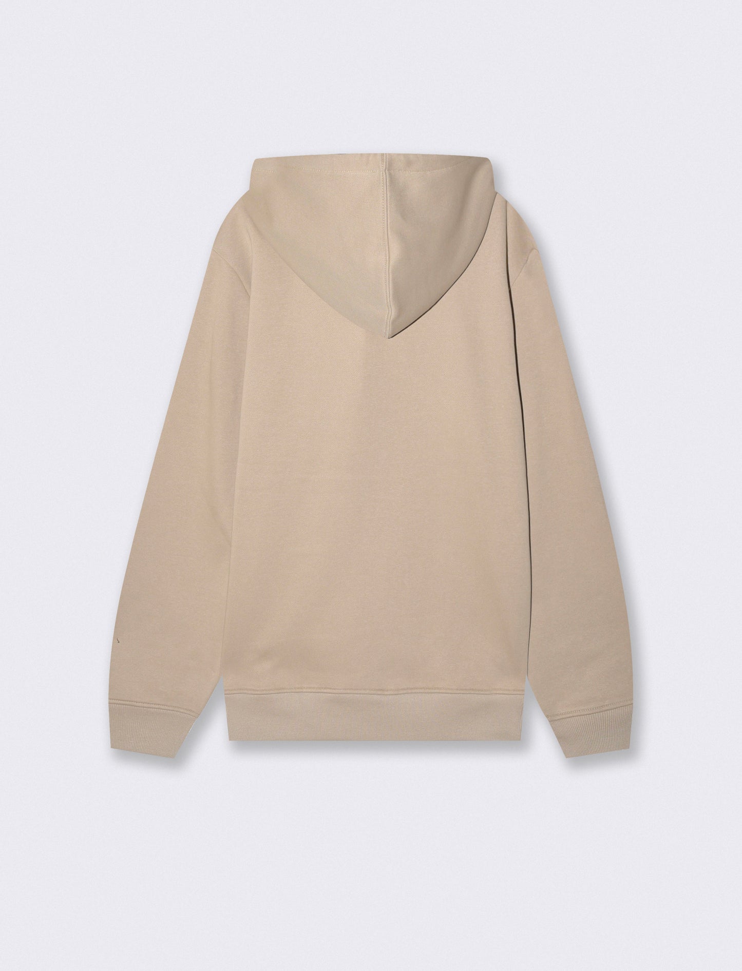 Basic Hoodie with Kangaroo Pocket - Beige