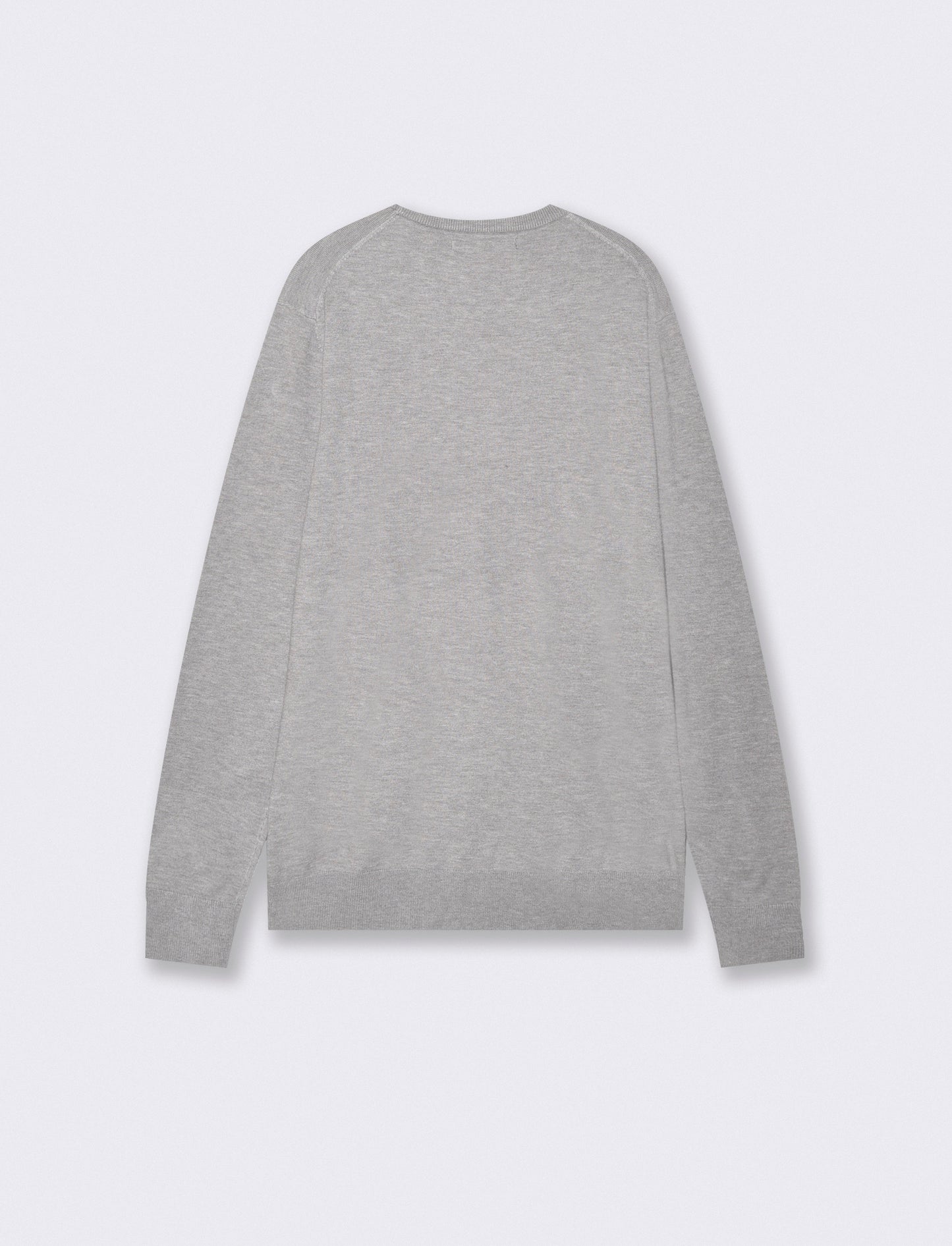 Maglia Basic Soft Touch Girocollo Regular Fit - Grigio mel.
