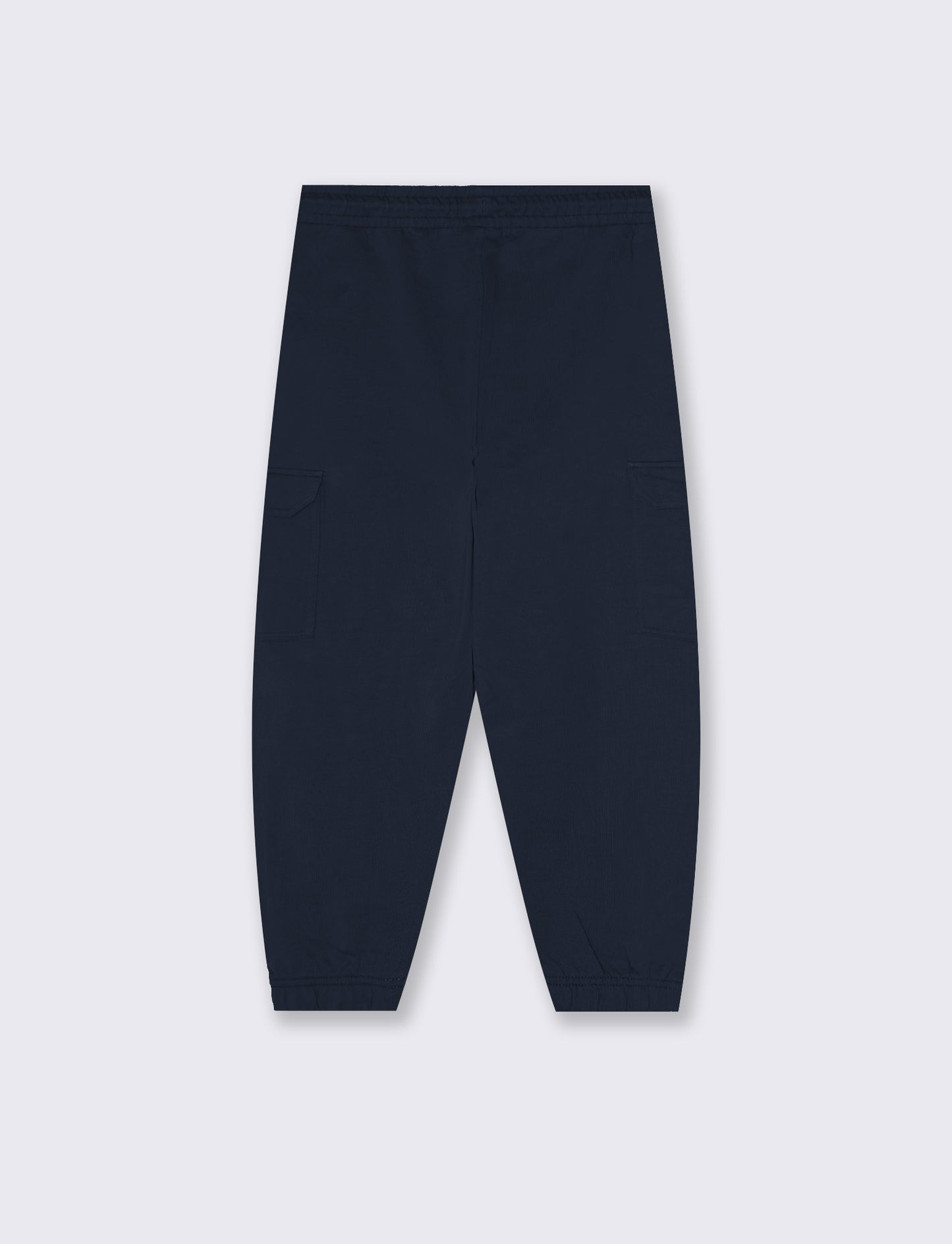 Jogger Cargo Sweatpants with Drawstring - Blue