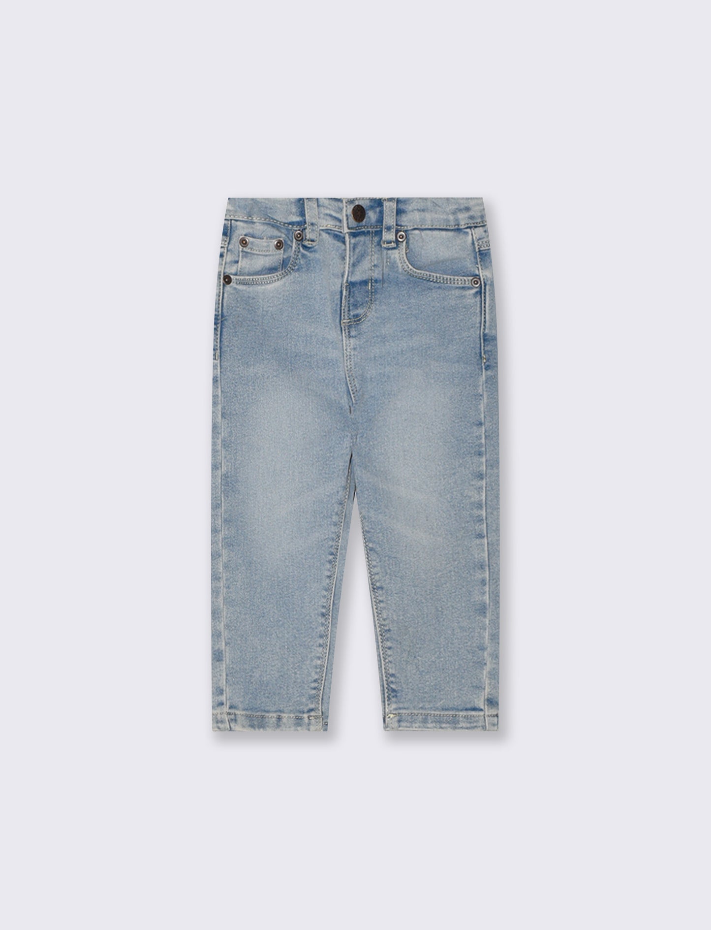 Jeans neonato modello straight disponibile - Denim chiaro