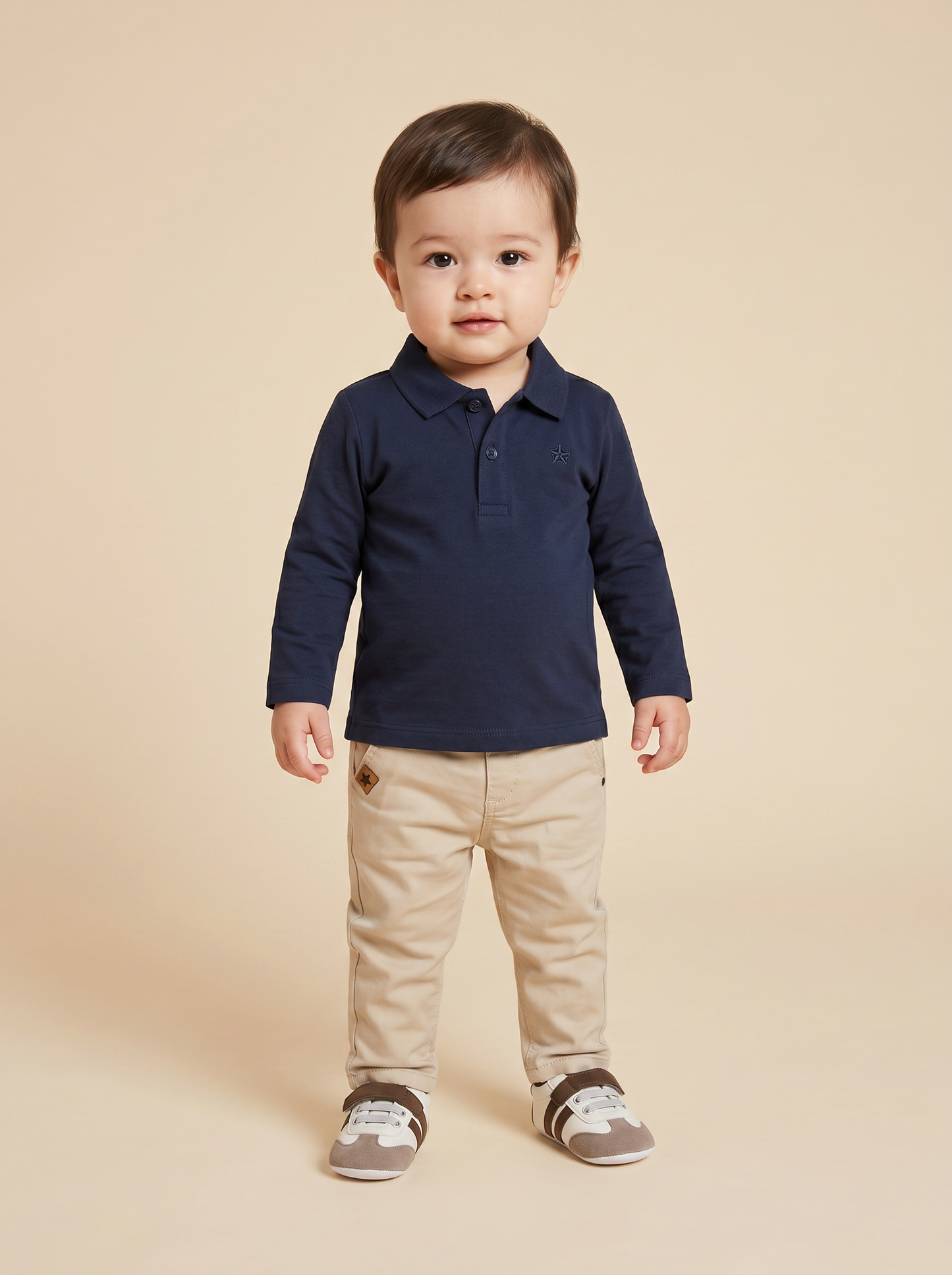 Pantaloni in twill versatili e pratici - Beige