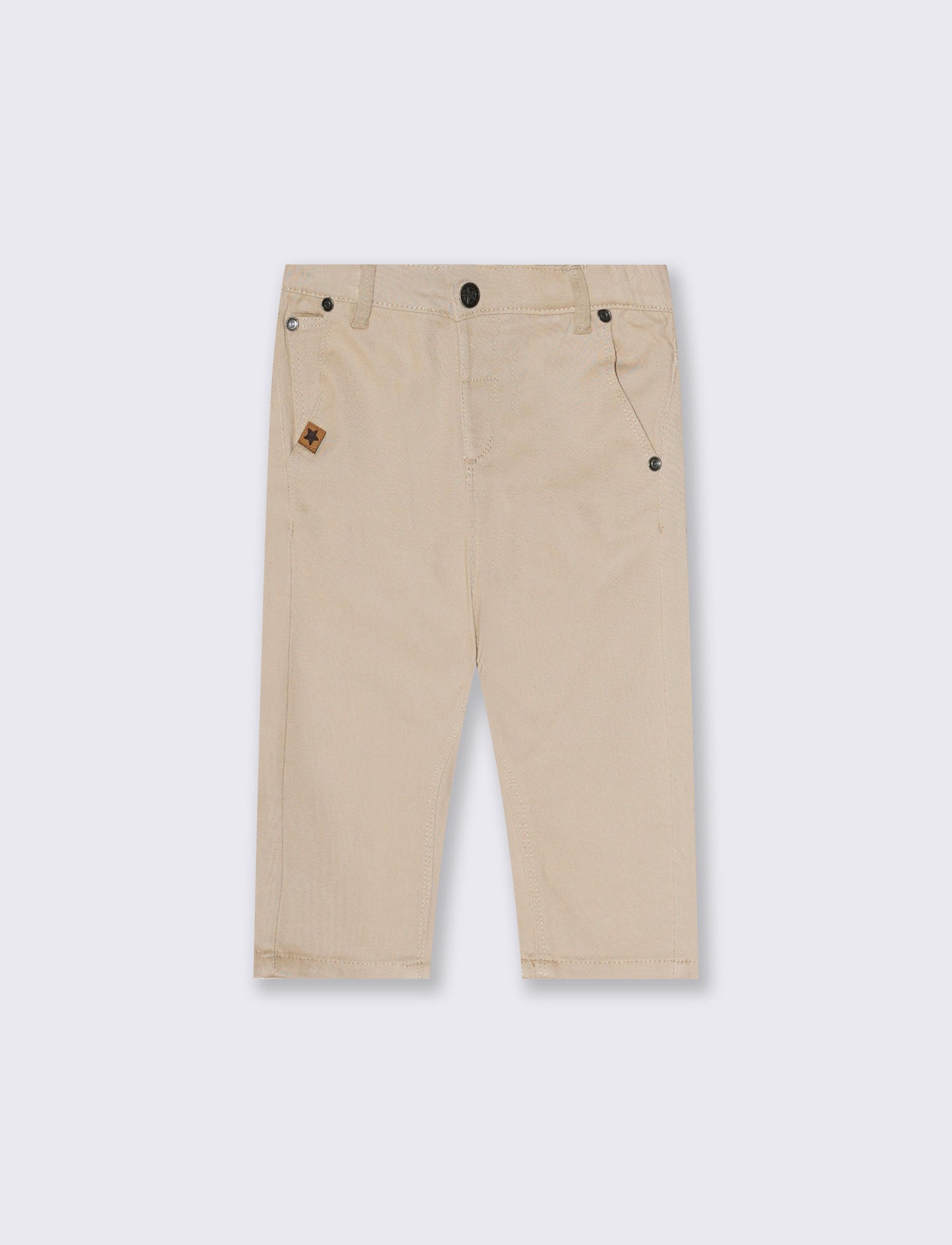 Pantaloni in twill versatili e pratici - Beige