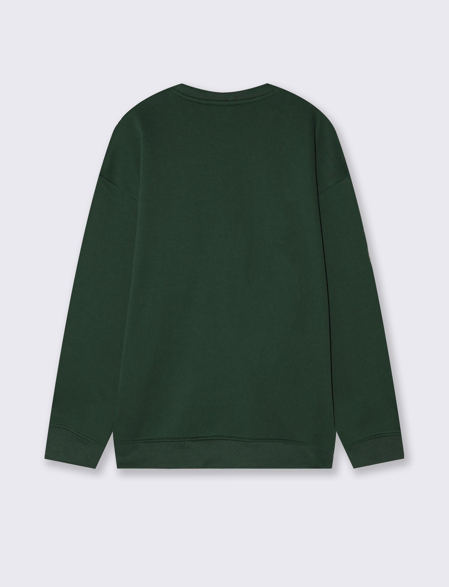 Relaxed fit cotton crewneck sweatshirt - Green