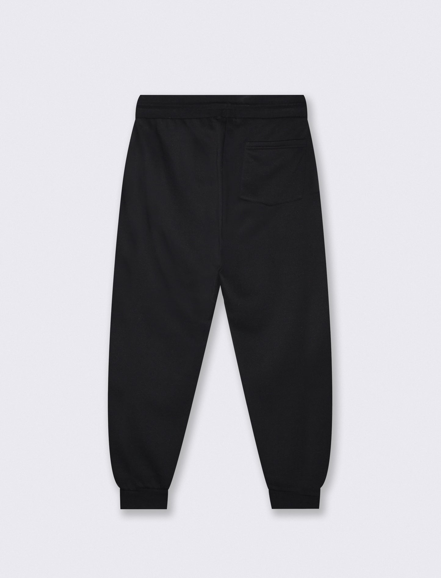 Pantaloni Jogger Basic in Felpa Garzata - Nero
