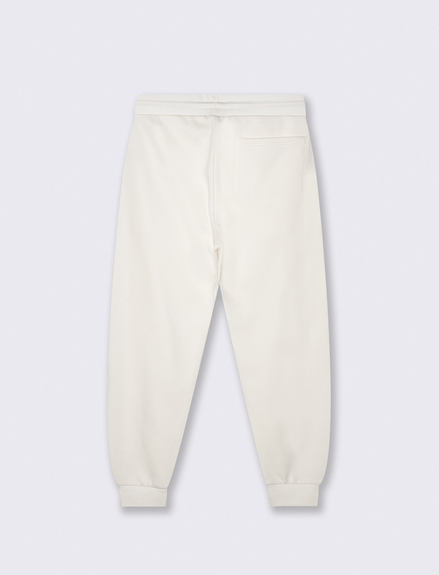 Basic Fleece Jogger Pants - White