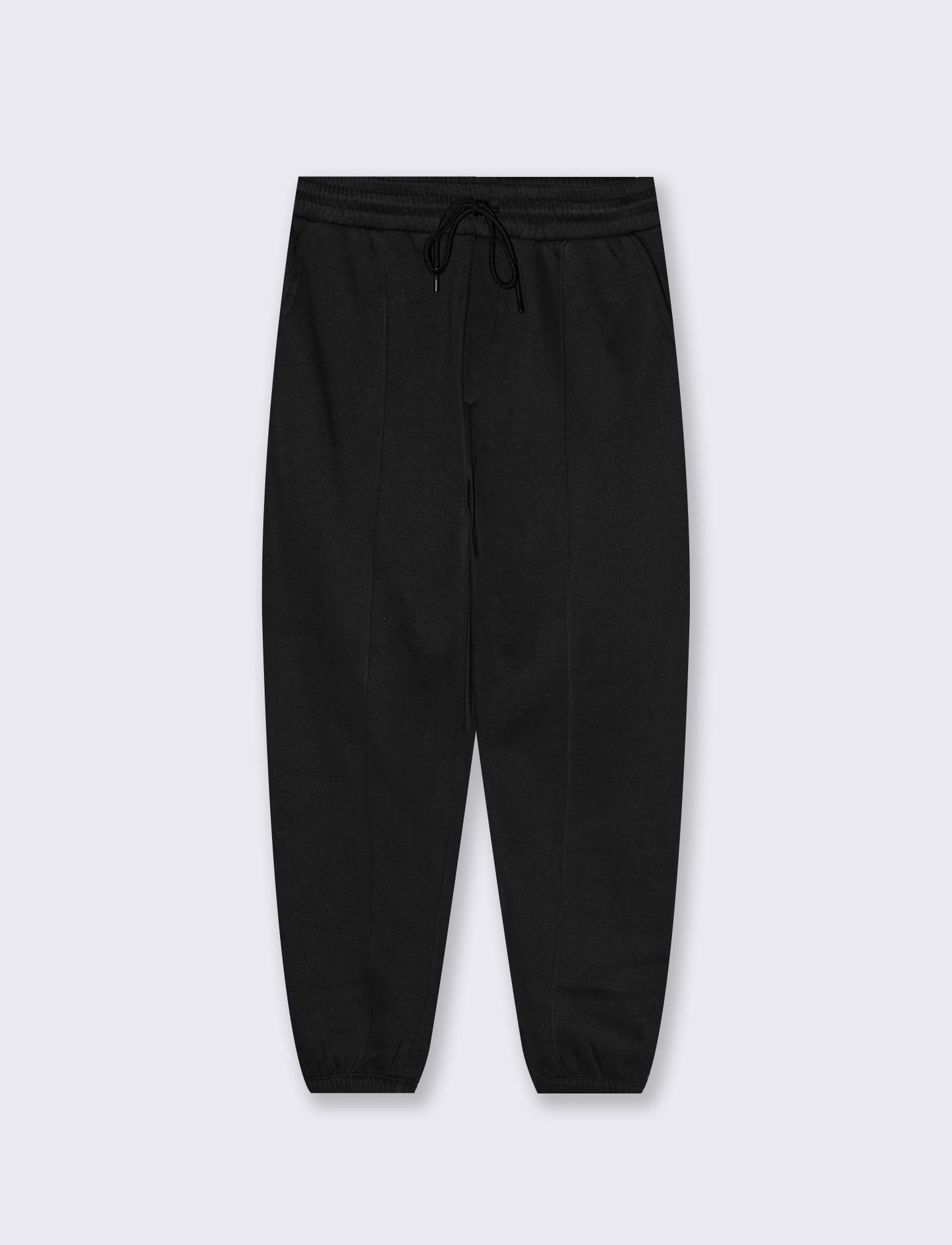 Pantaloni Jogger Baggy in Felpa Comfort - Nero