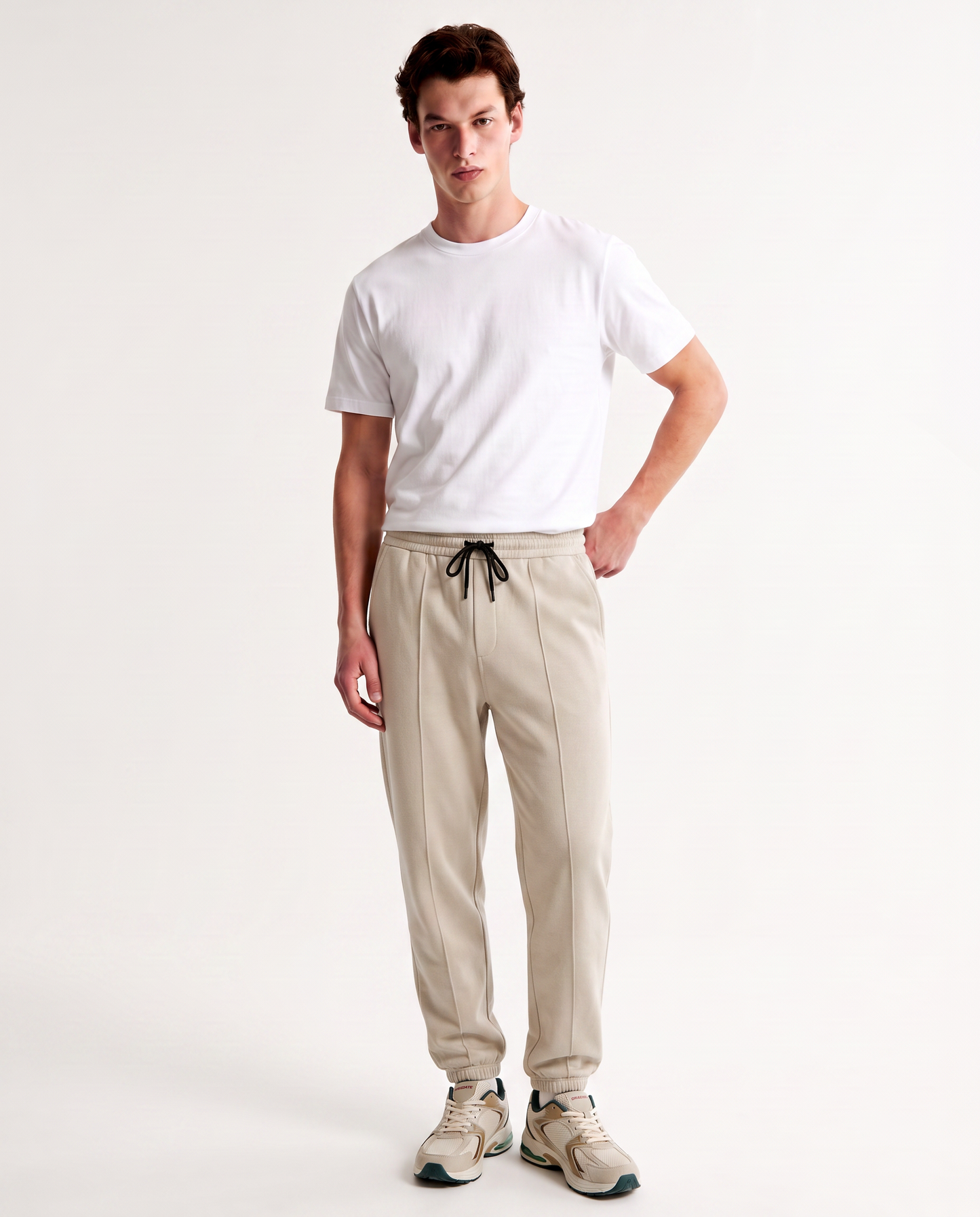 Baggy Comfort Fleece Jogger Pants - Grey