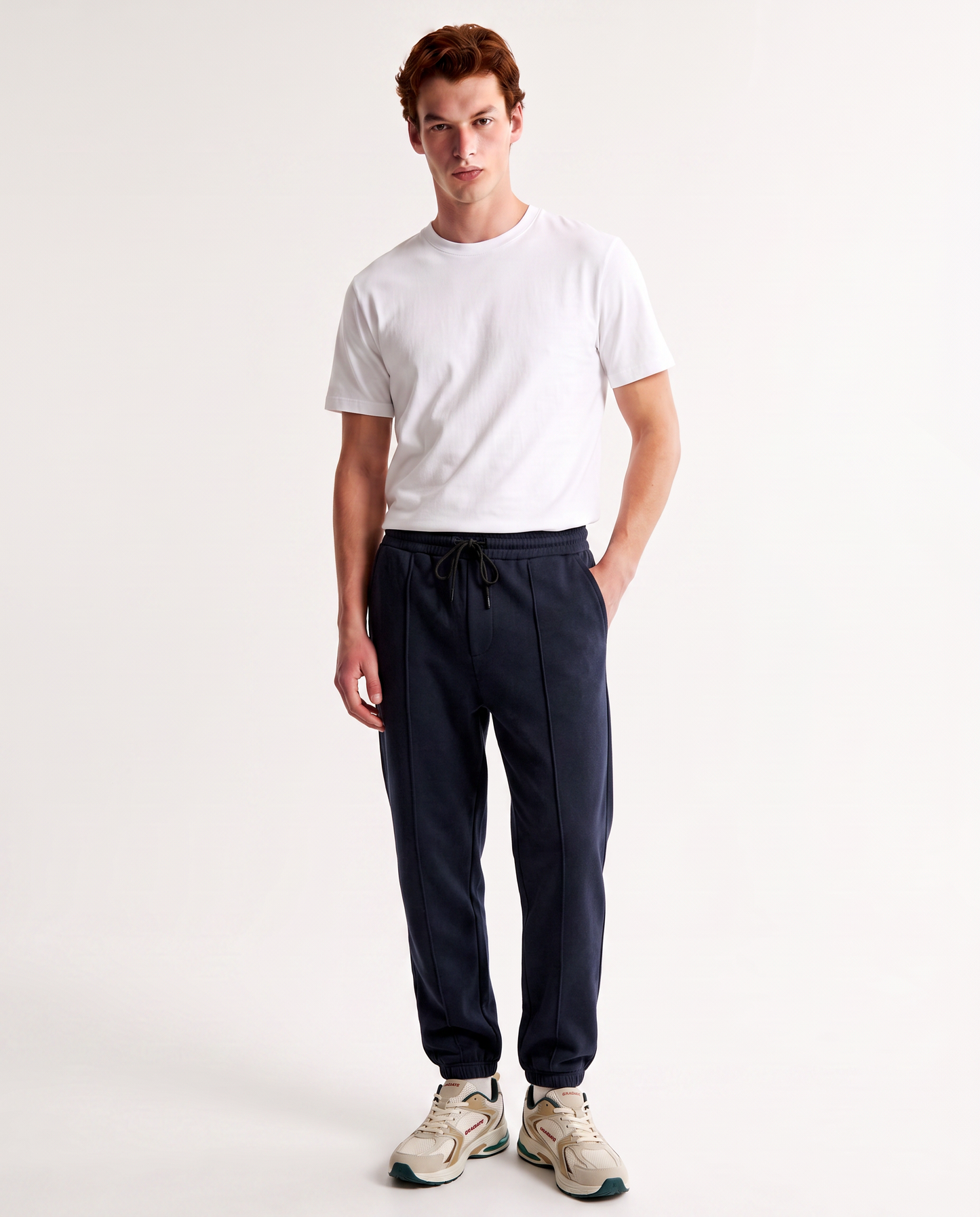 Pantaloni Jogger Baggy in Felpa Comfort - Blu