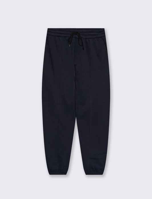 Pantaloni Jogger Baggy in Felpa Comfort - Blu