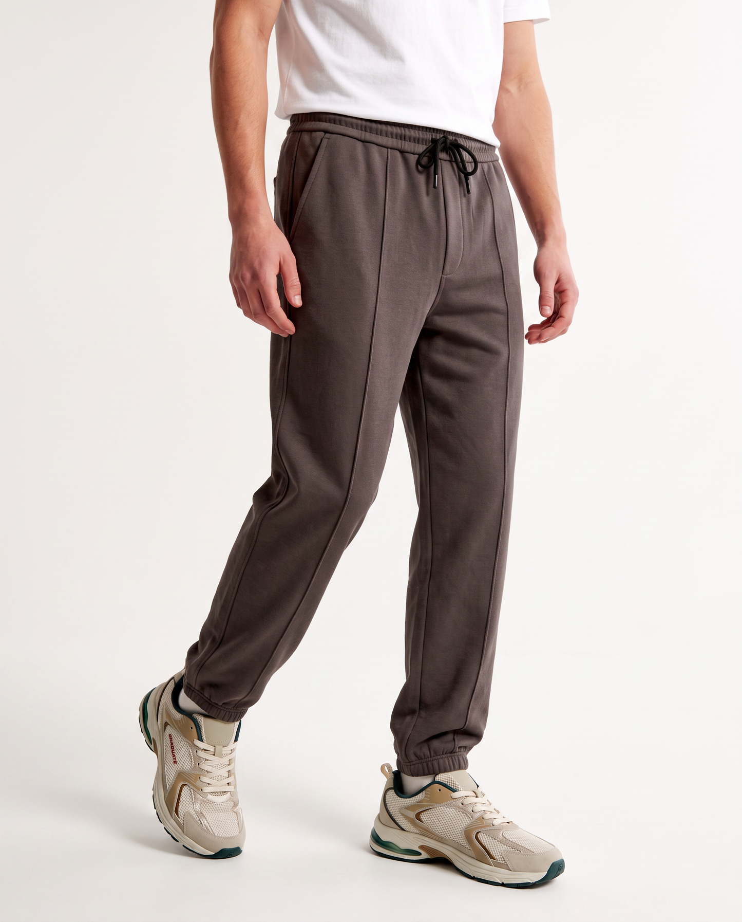Pantaloni Jogger Baggy in Felpa Comfort - Grigio