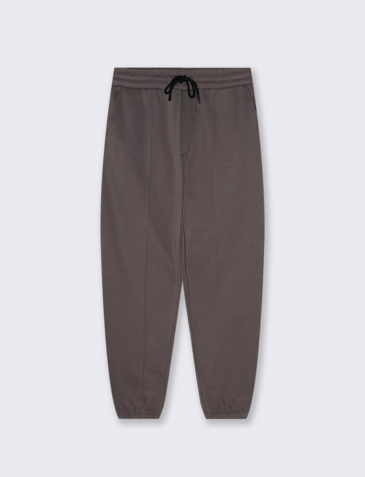 Pantaloni Jogger Baggy in Felpa Comfort - Grigio