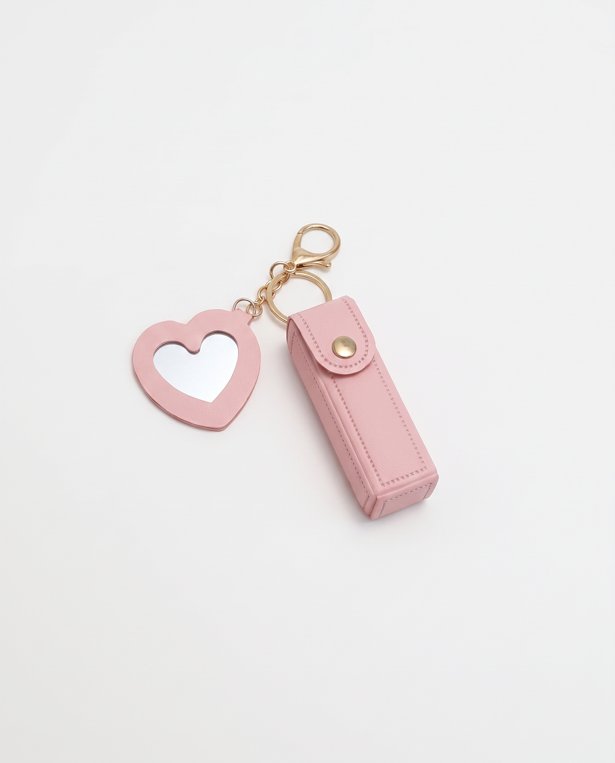 Portachiavi per lip gloss alla moda - Rosa