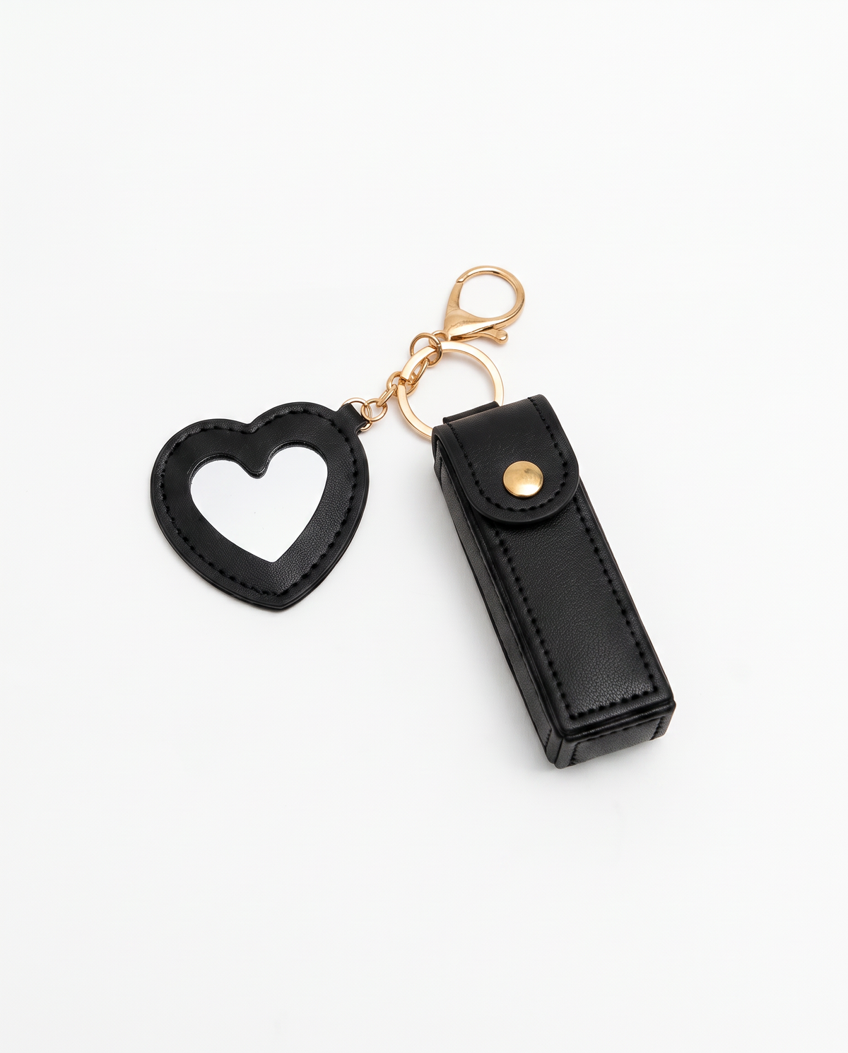 Portachiavi per lip gloss alla moda - Nero