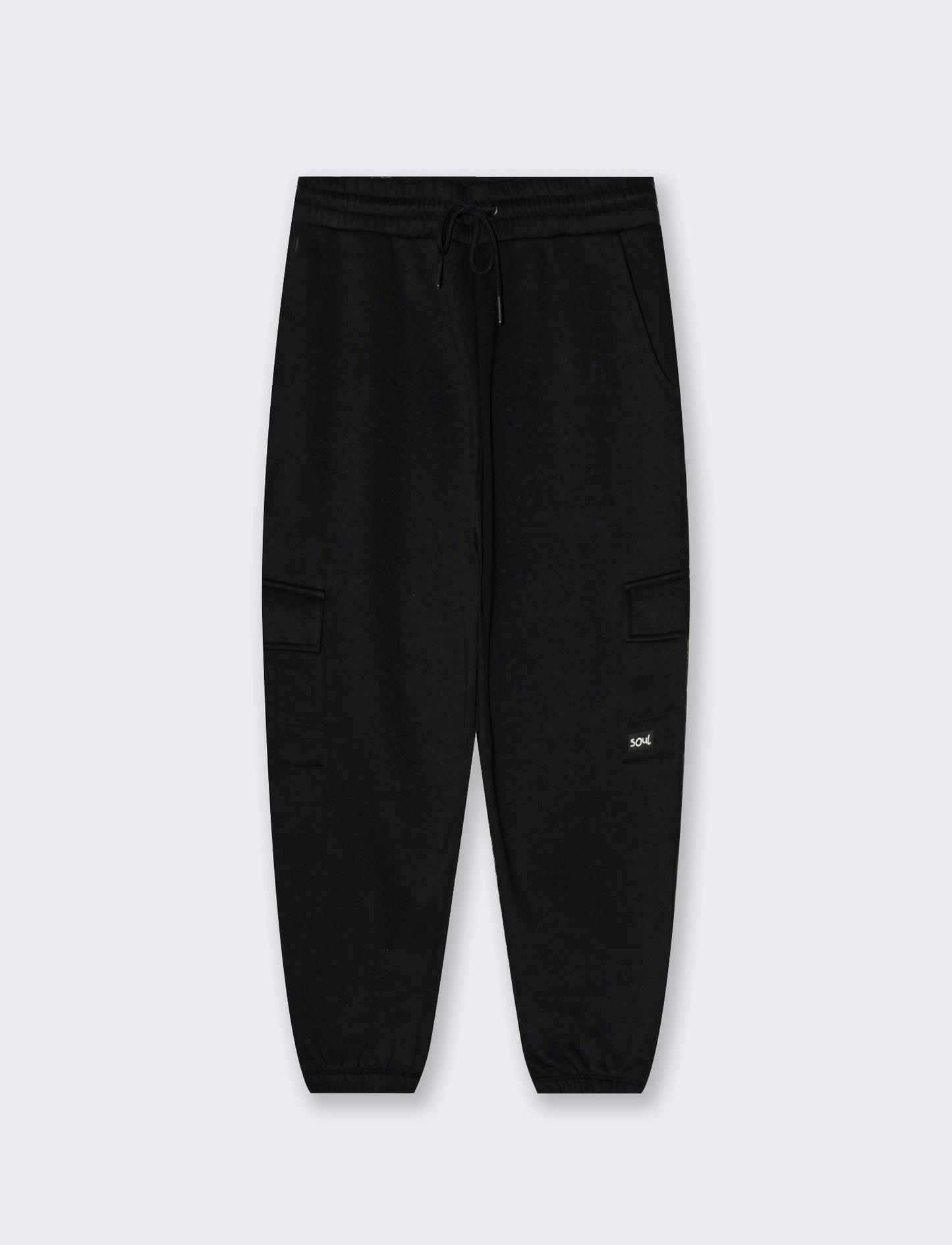 Sweatpants with side pockets - Black
