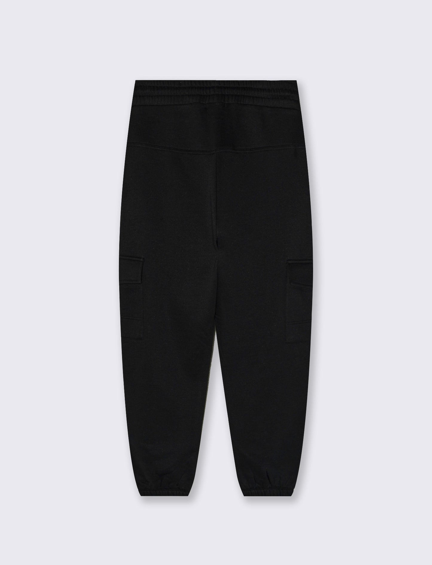 Pantaloni in felpa con tasconi laterali - Nero