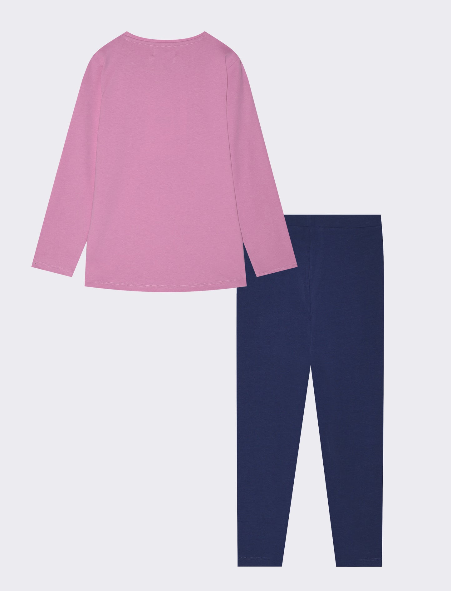 Set due pezzi bambina: T-shirt e leggings - Rosa