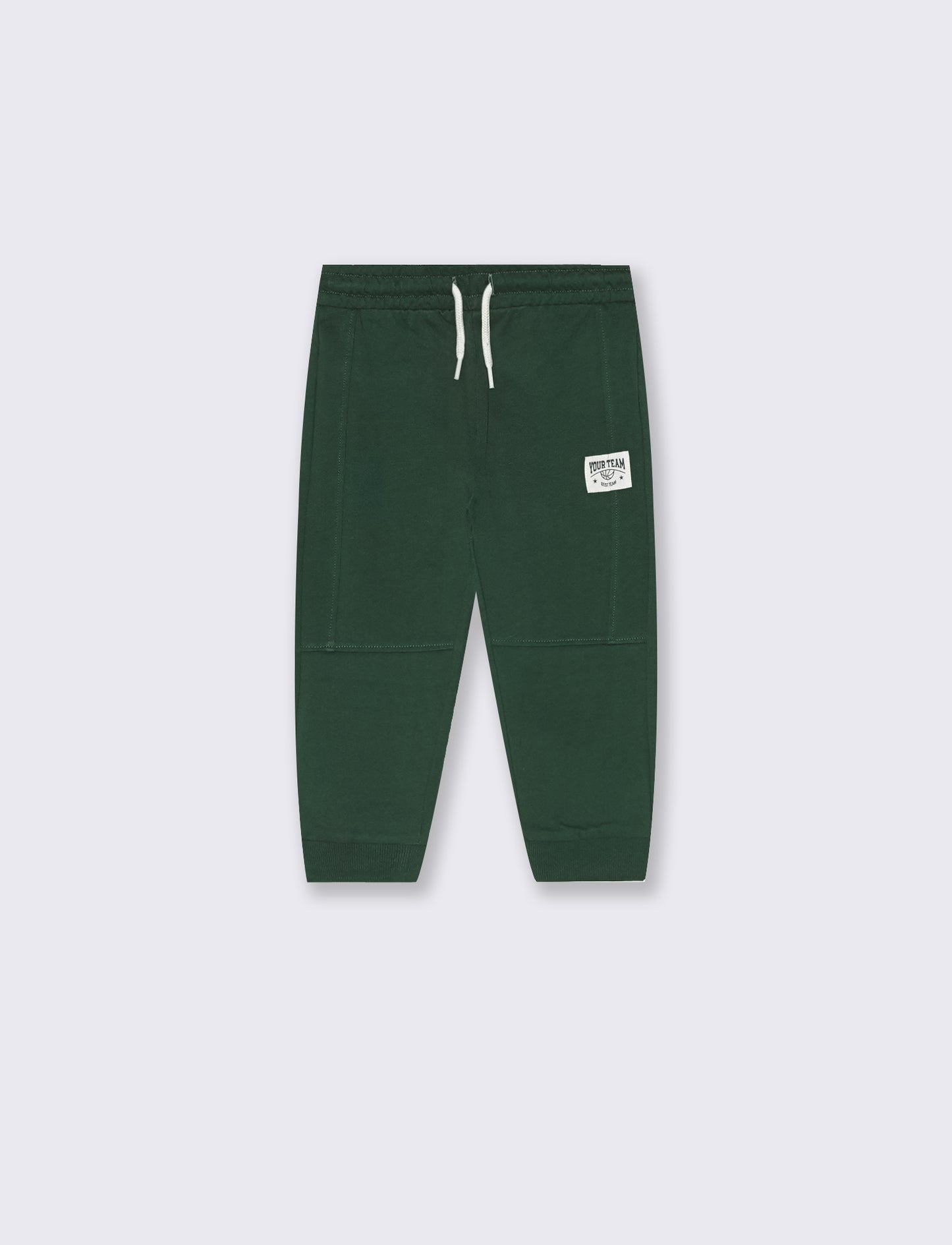 Pantafitness Pantaloni in felpa con tagli - Verde abete