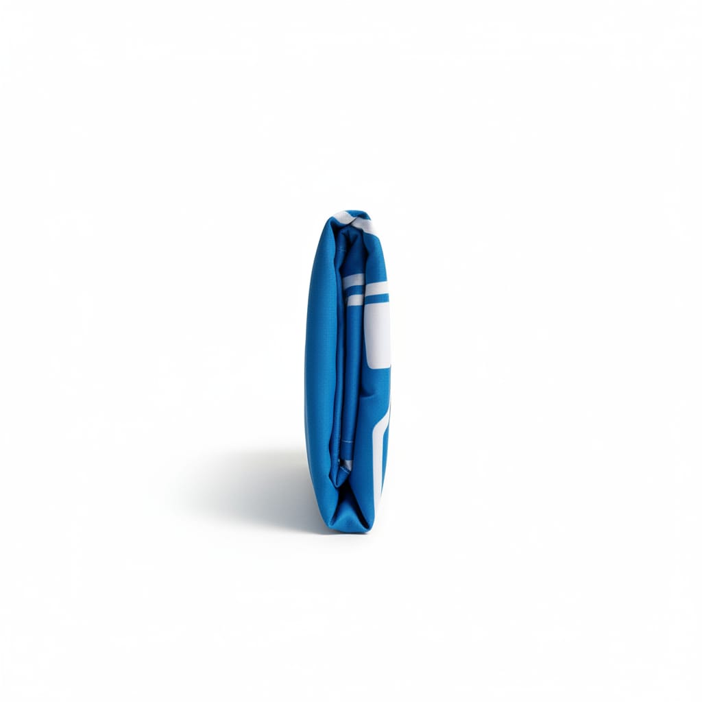 Telo mare d10s con scritta esclusiva - Azzurro