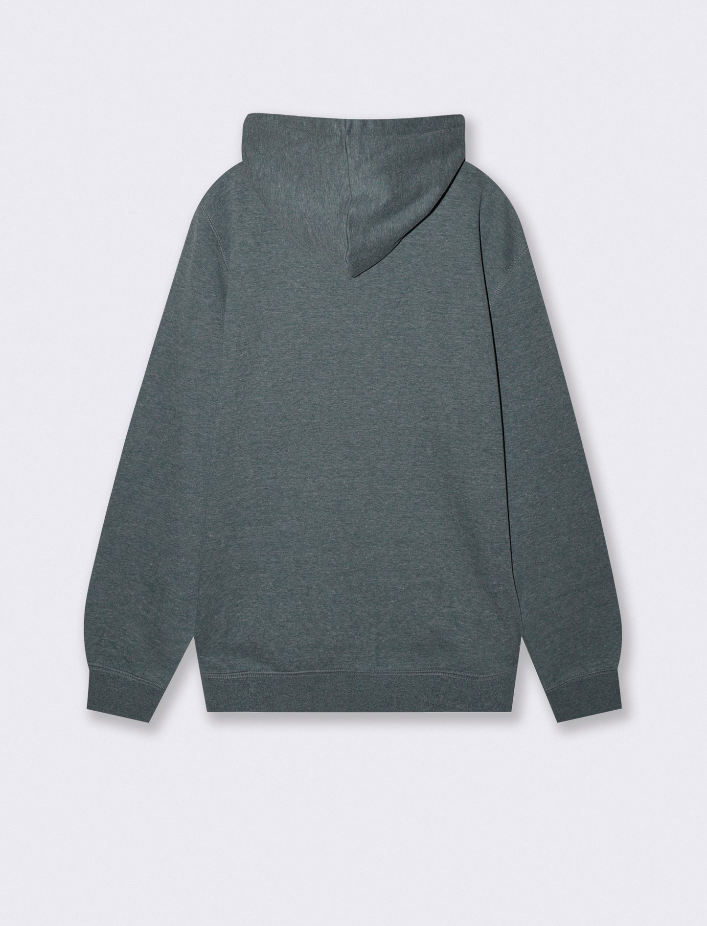 Melange zip-up hoodie - Green