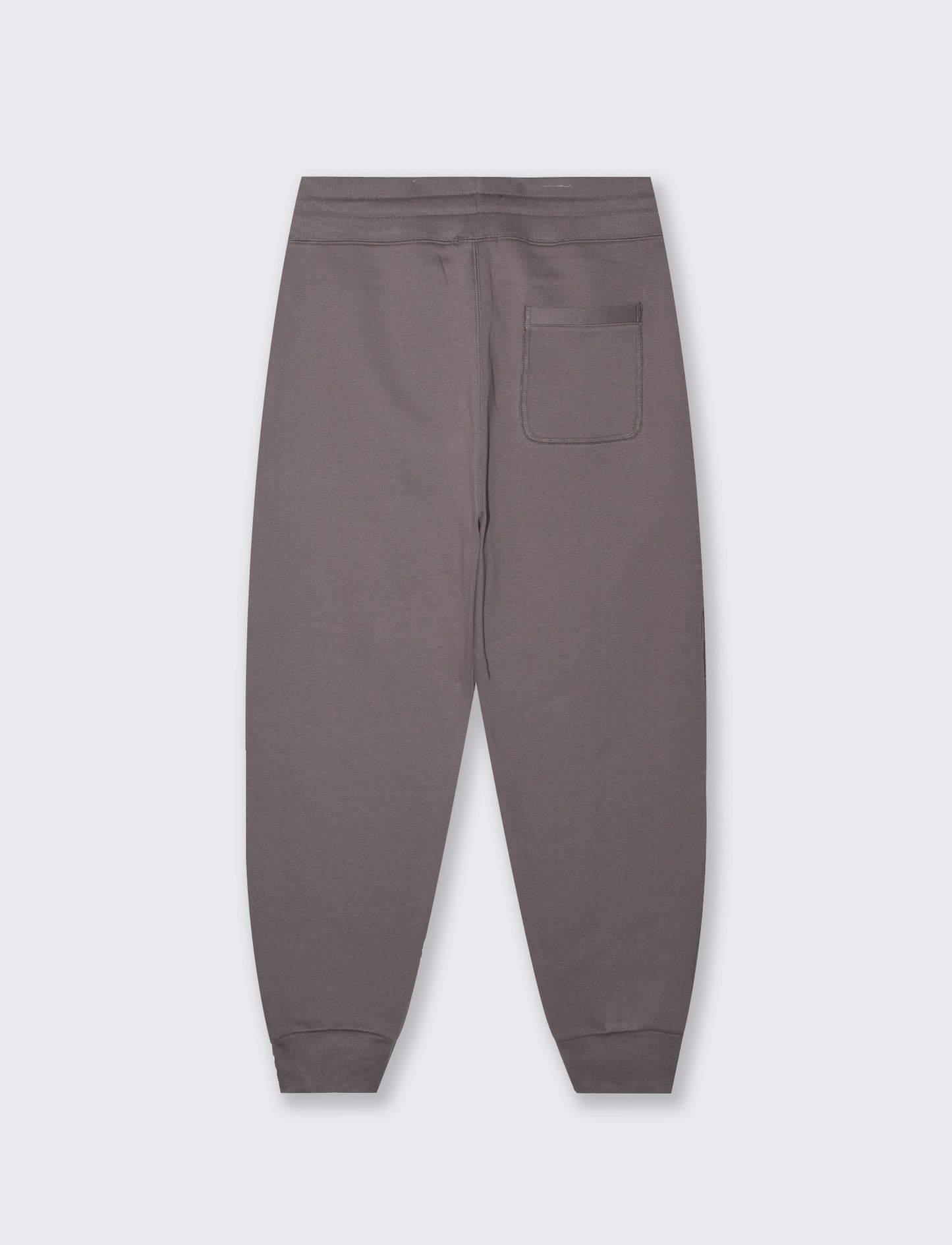 Pantaloni Baggy Fit in Felpa Misto Cotone - Grigio