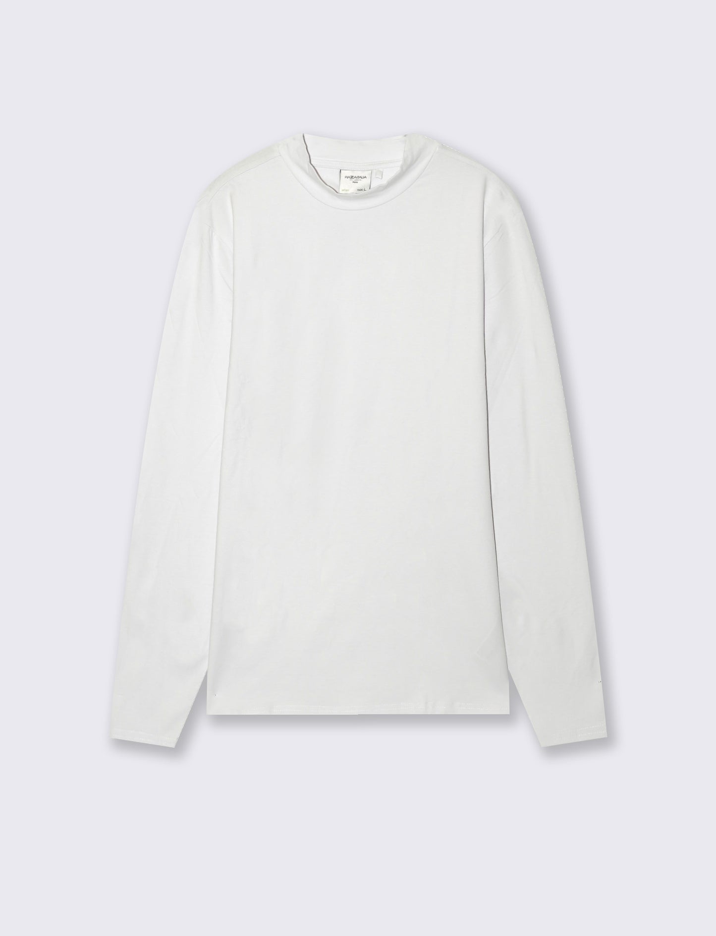 T-shirt lupetto maniche lunghe slim fit - Bianco