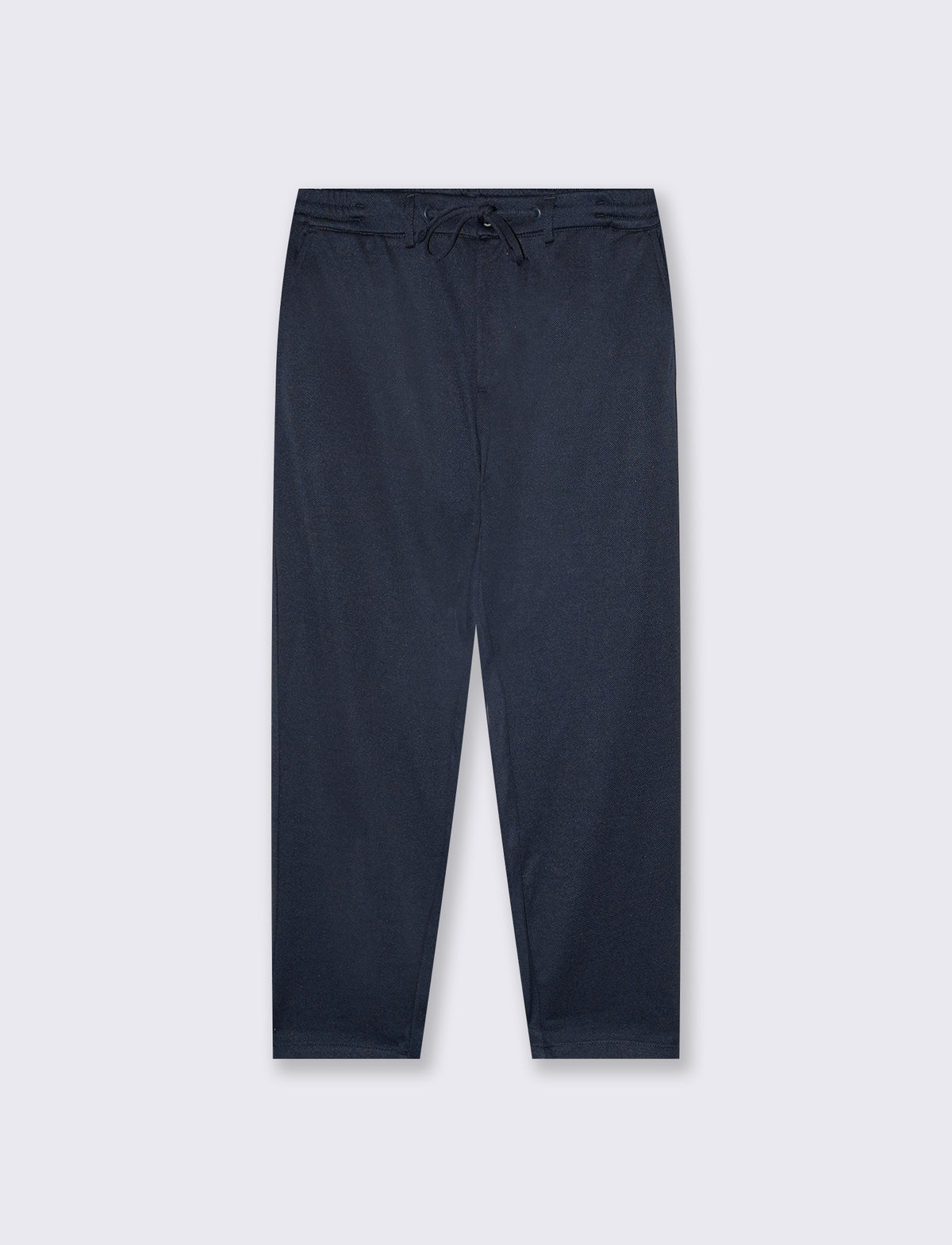 Pantaloni Chino Jogger Nido d'Ape Stretch - Blu