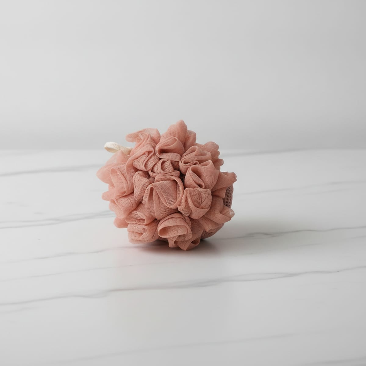 Spugna Doccia Doppio Tessuto - Rosa