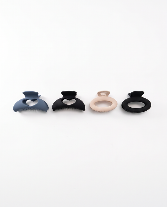 Set di 4 pinze di diverse dimensioni - Nero