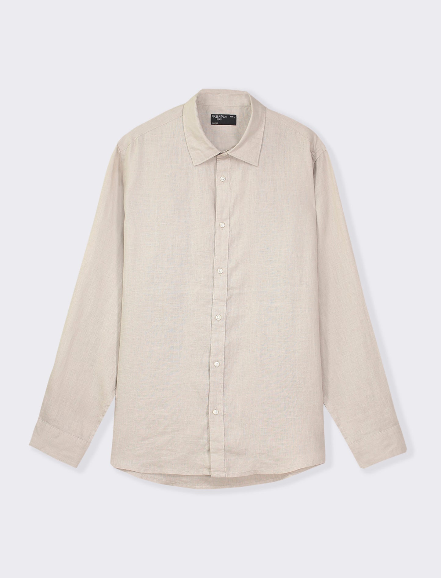 Camicia 100% lino - Beige