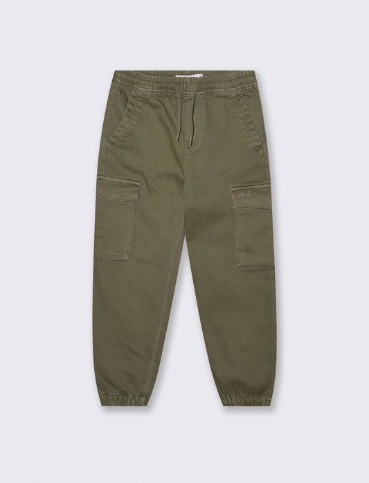 Jogging e pantaloni cargo in maglia - Verde militare