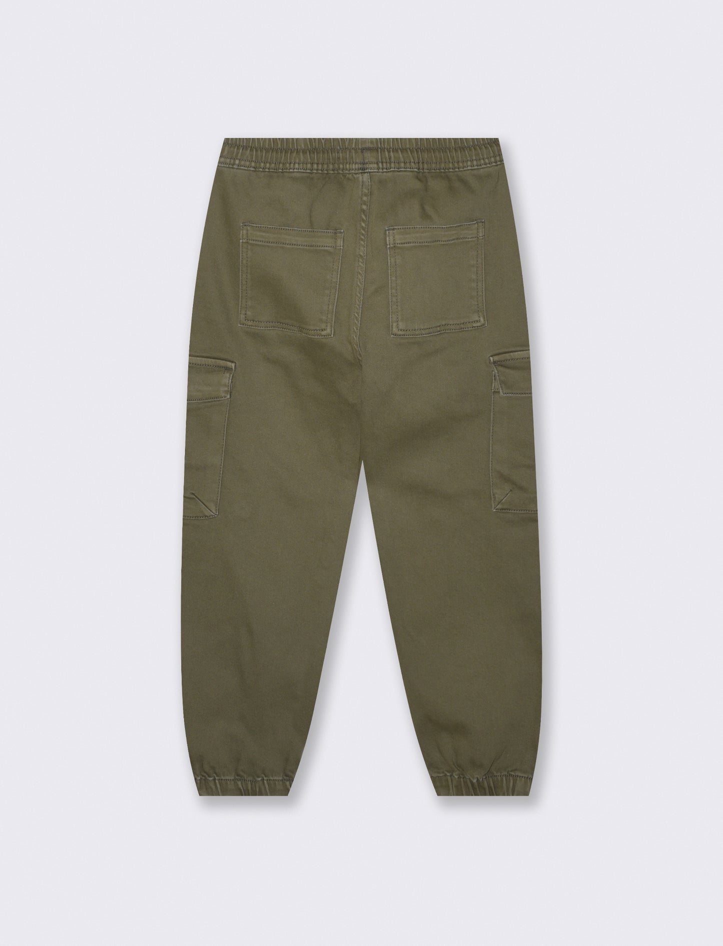 Jogging e pantaloni cargo in maglia - Verde militare