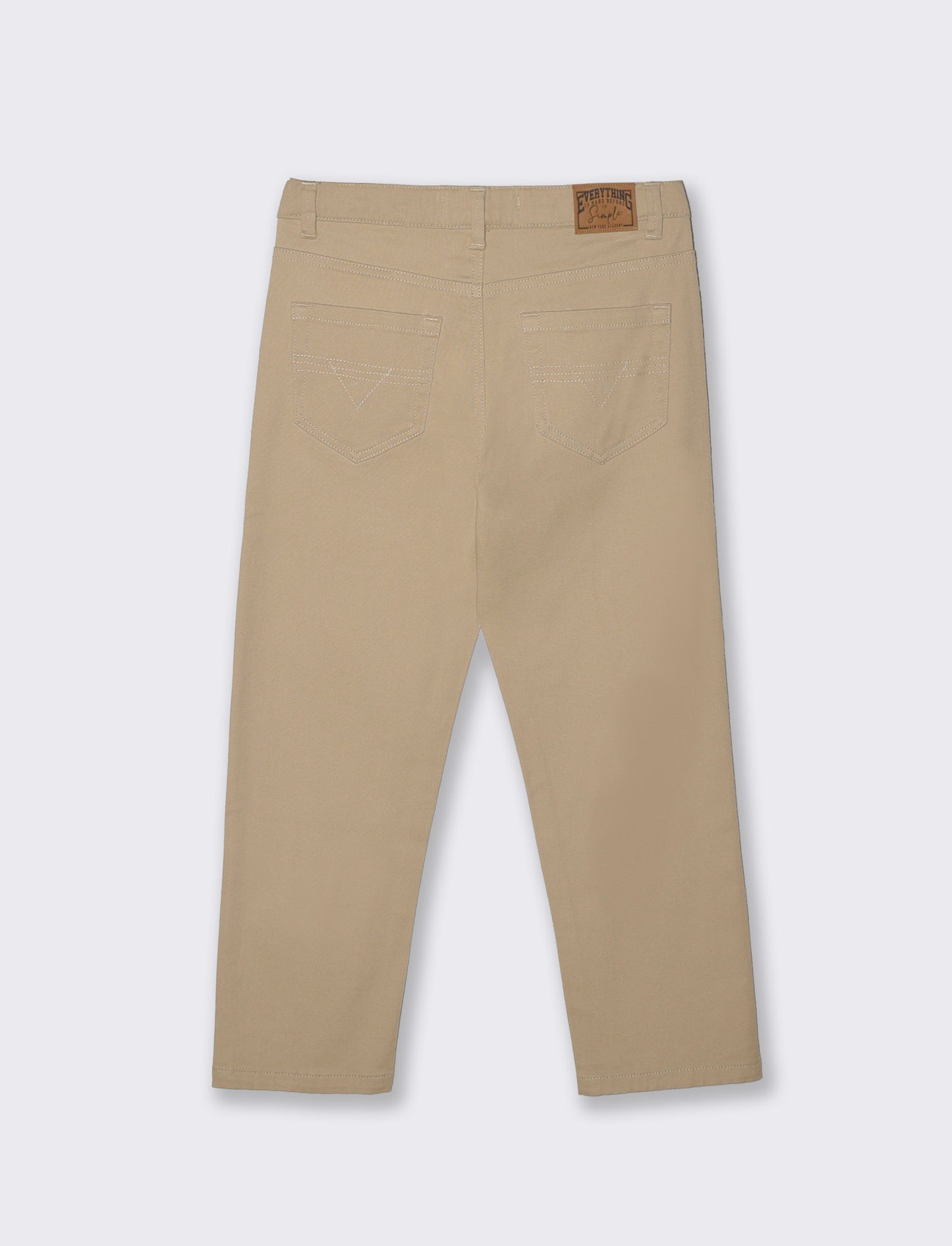 Pantaloni cinque tasche in misto cotone - Beige