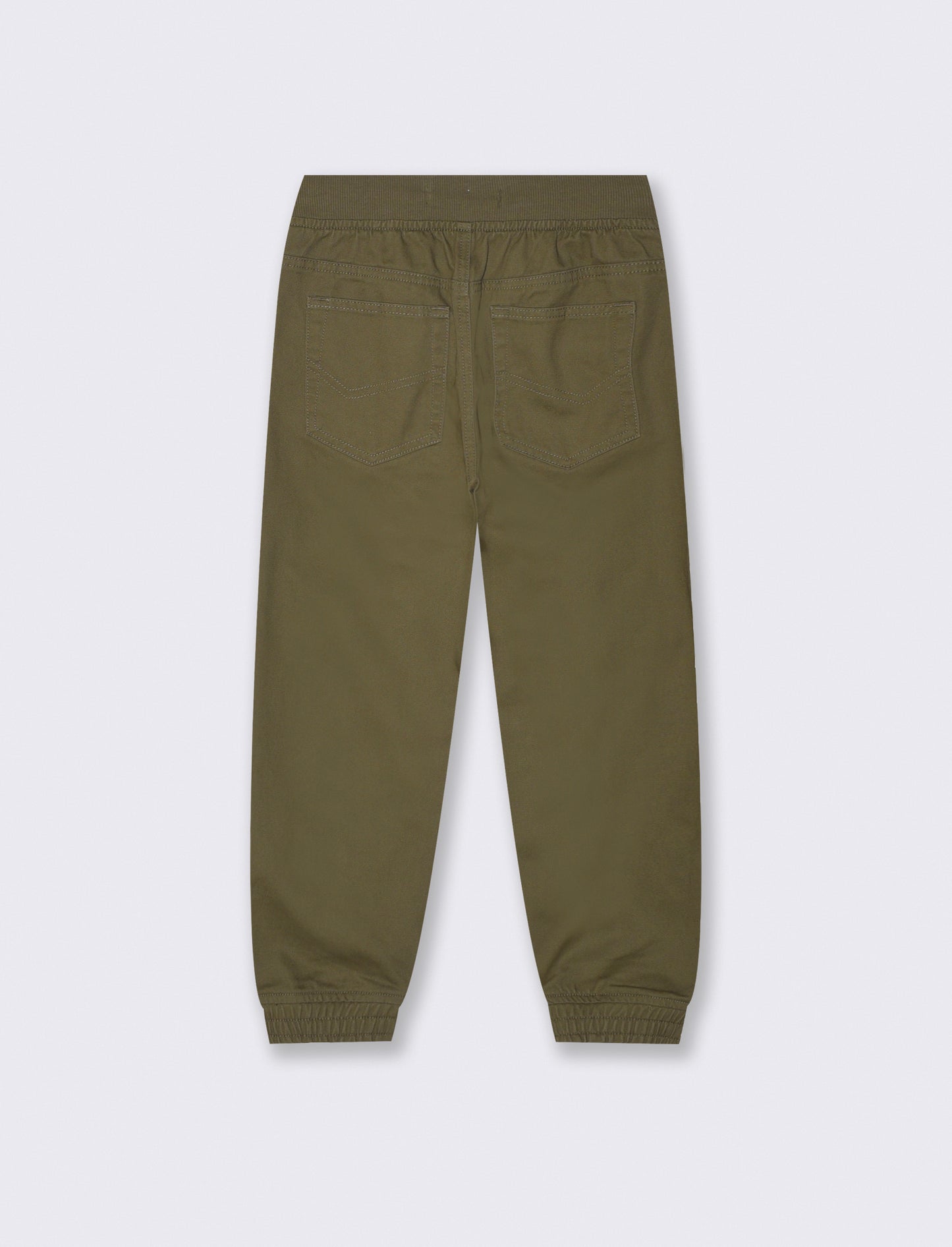 Pantaloni Jogger in Cotone con Coulisse - Verde salvia