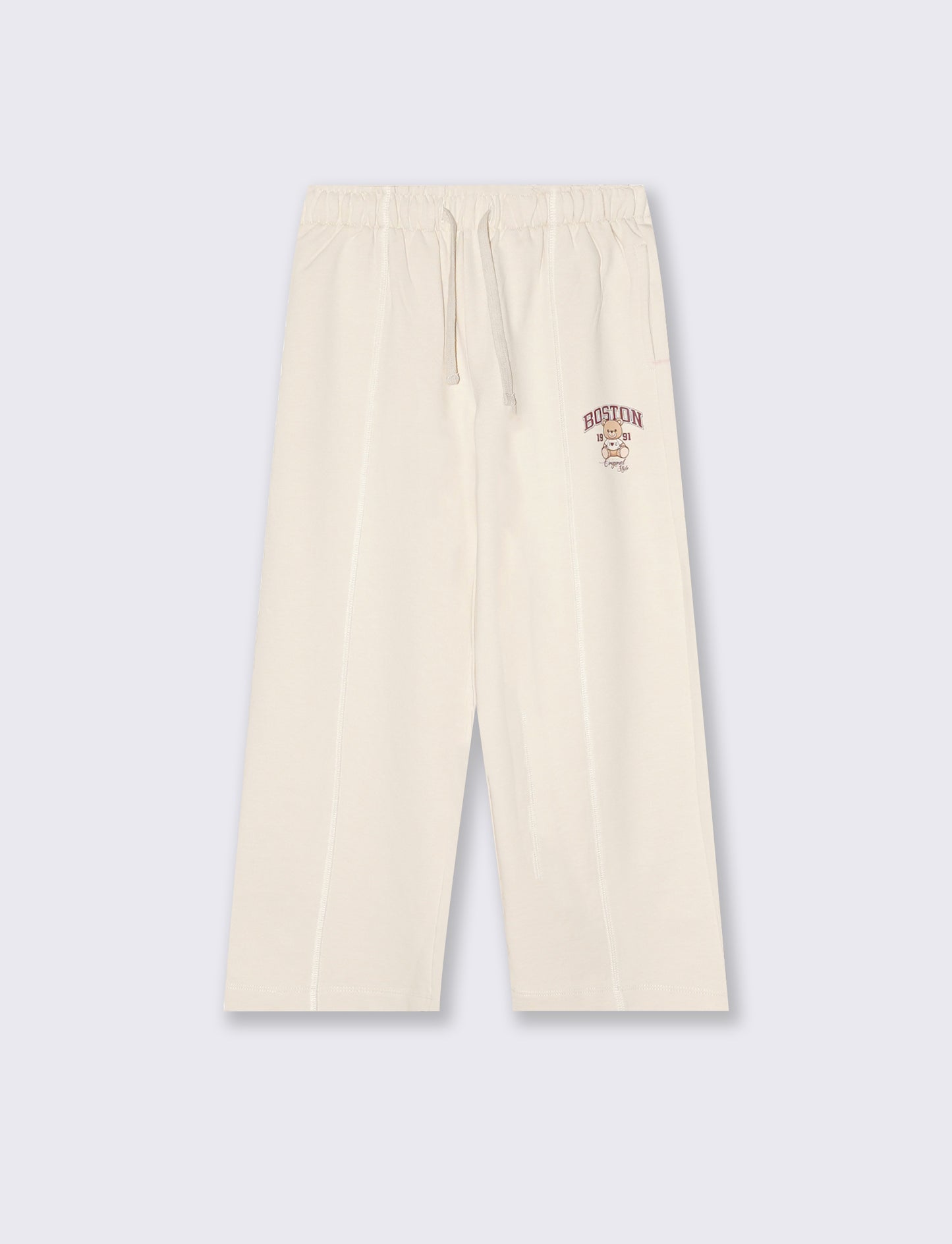 Pantafitness Jogger in Cotone per Bambina - Beige