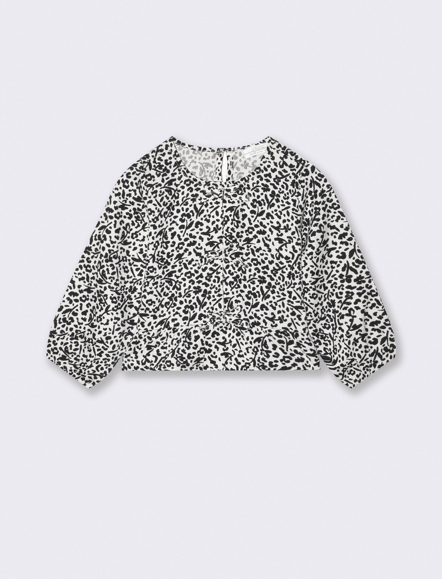Fantasy shirt with bows and ruffles - Multicolor
