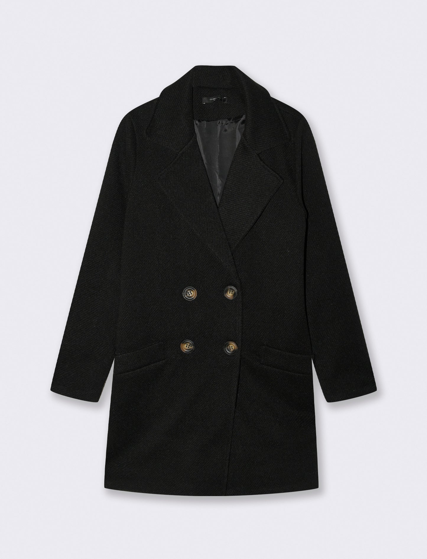 Cappotto doppio petto - Nero