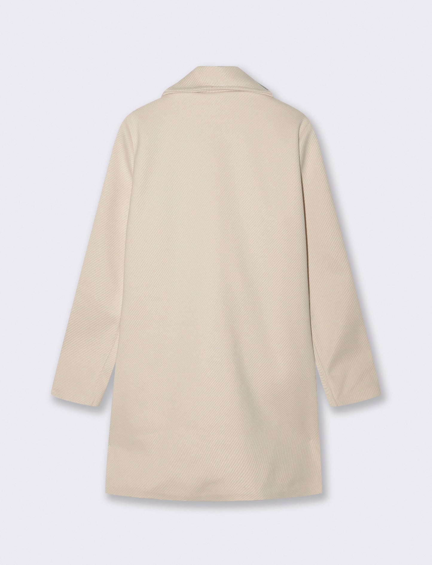 Cappotto doppio petto - Vaniglia